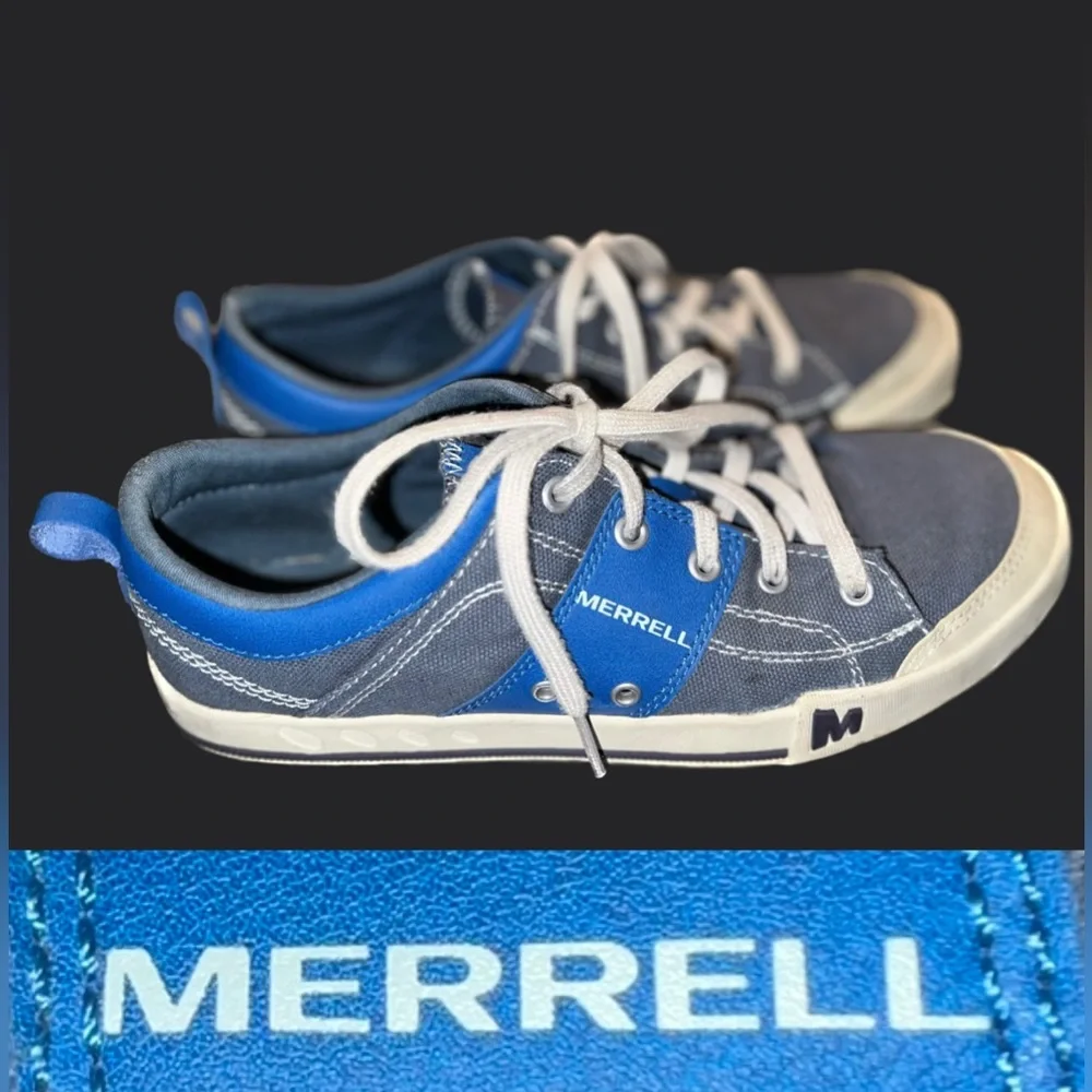 Merrell Rant Canvas Sneakers | Seaport Blue | Men’s 7 / EUR 40 - Picture 14 of 14